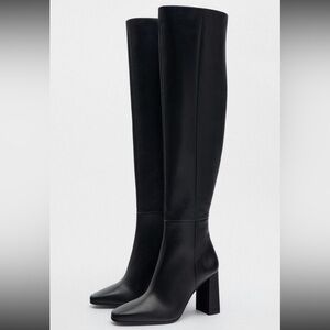 Over the Knee Black Boot